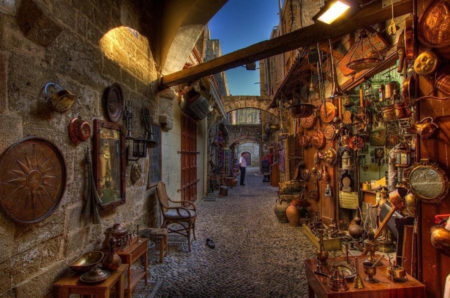 Galini Apartments Old Town Rhodes City Екстериор снимка